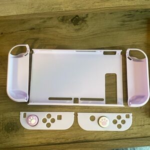 Nintendo Switch Purple Case and Screen Protector